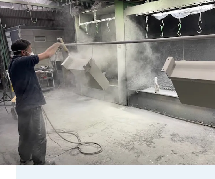 金属焼付塗装のプロフェッショナルとして