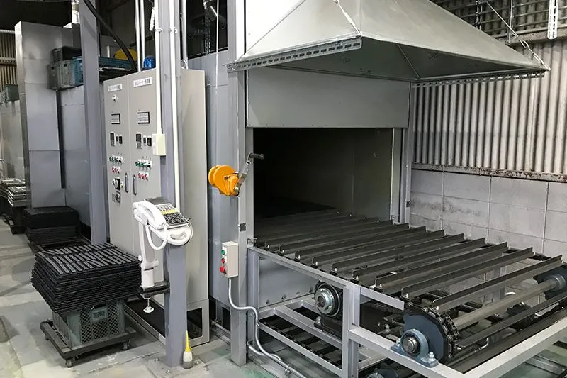 温風式スラットコンベヤー